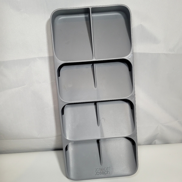 Joseph Joseph Compact Cutlery Organizer Gray 7x15 - Picture 3 of 8